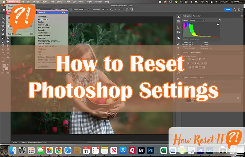 How to Reset Photoshop Settings