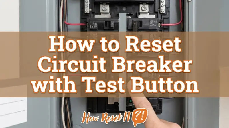 How to Reset Circuit Breaker with Test Button