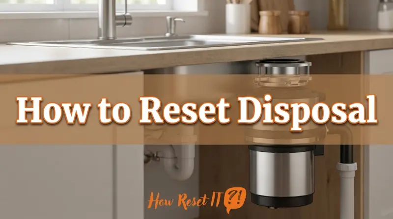 How to Reset Disposal