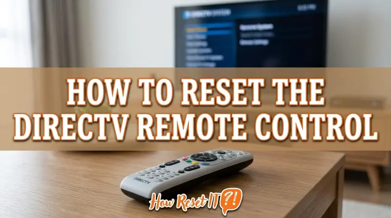How to Reset the Directv Remote Control