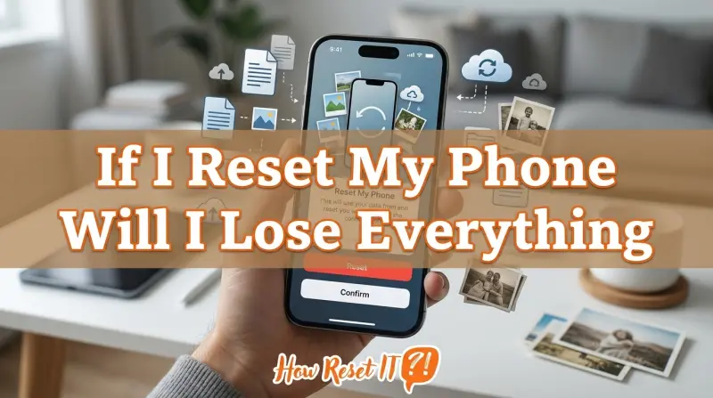 If I Reset My Phone Will I Lose Everything