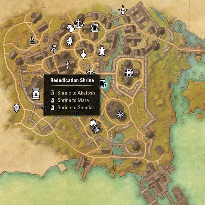 A player confirming their reset skill points at a shrine in ESO.