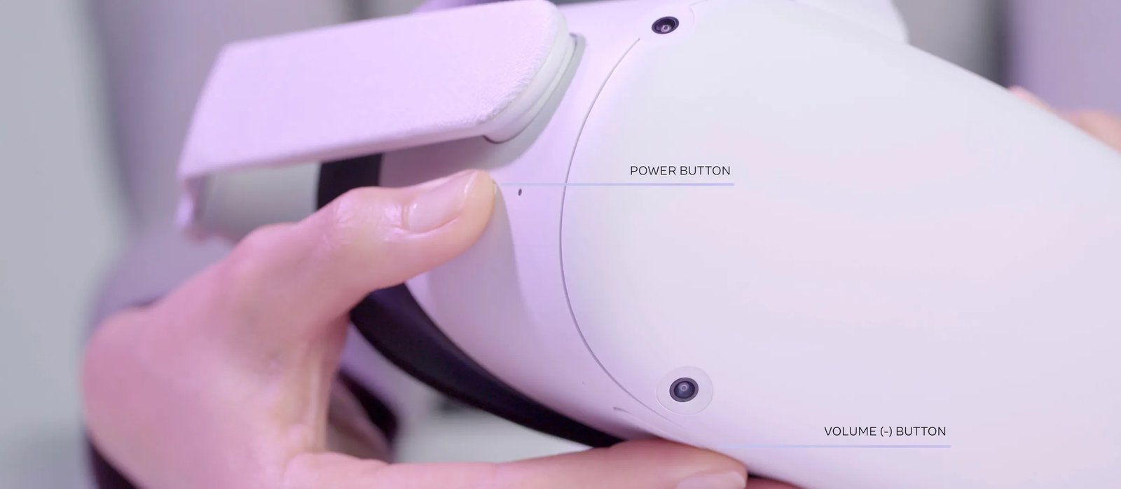 A Meta Quest Pro headset plugged into a charger to ensure power stability.