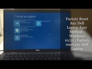 how to hard reset dell laptop