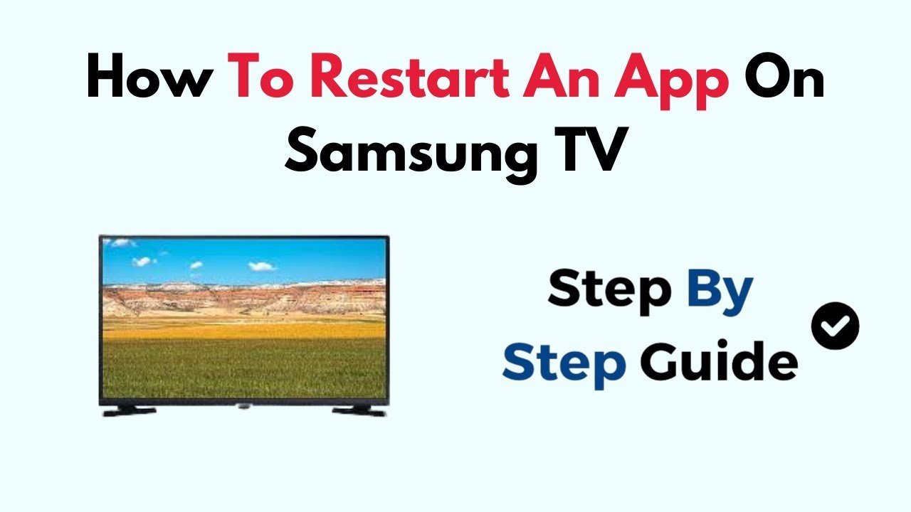 A television screen showing a clean login prompt after a successful app reset.