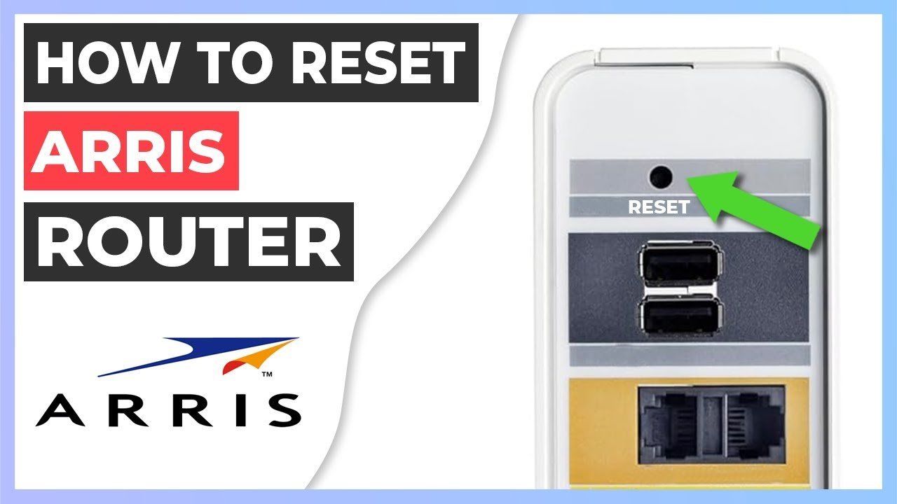 Two different Arris router models arranged neatly on a wooden surface.