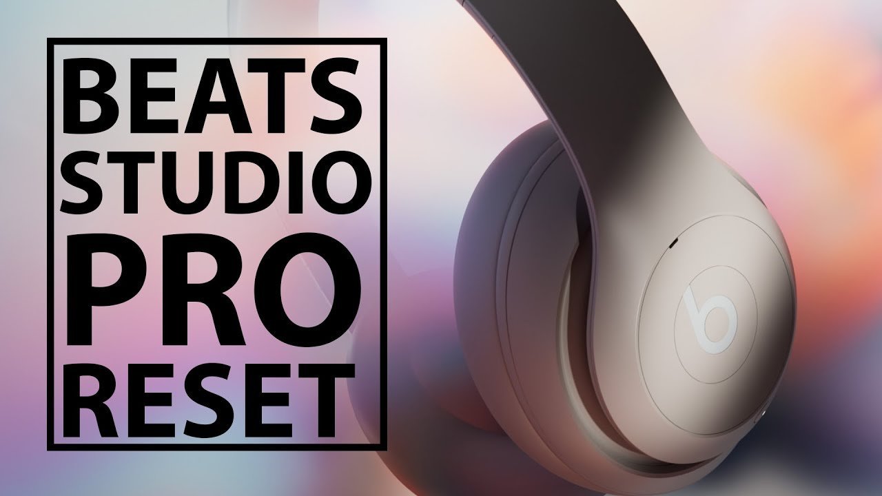 Indicator lights on wireless headphones flashing white to confirm a successful factory reset.