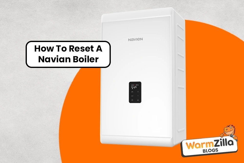 A glowing green light on a boiler display panel indicating successful operation.