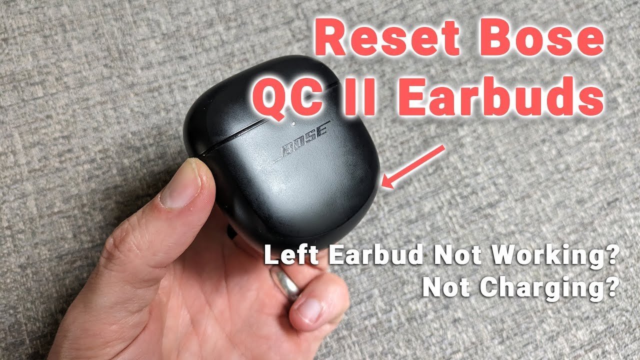 The small LED indicator light glowing blue on a wireless earbud case.