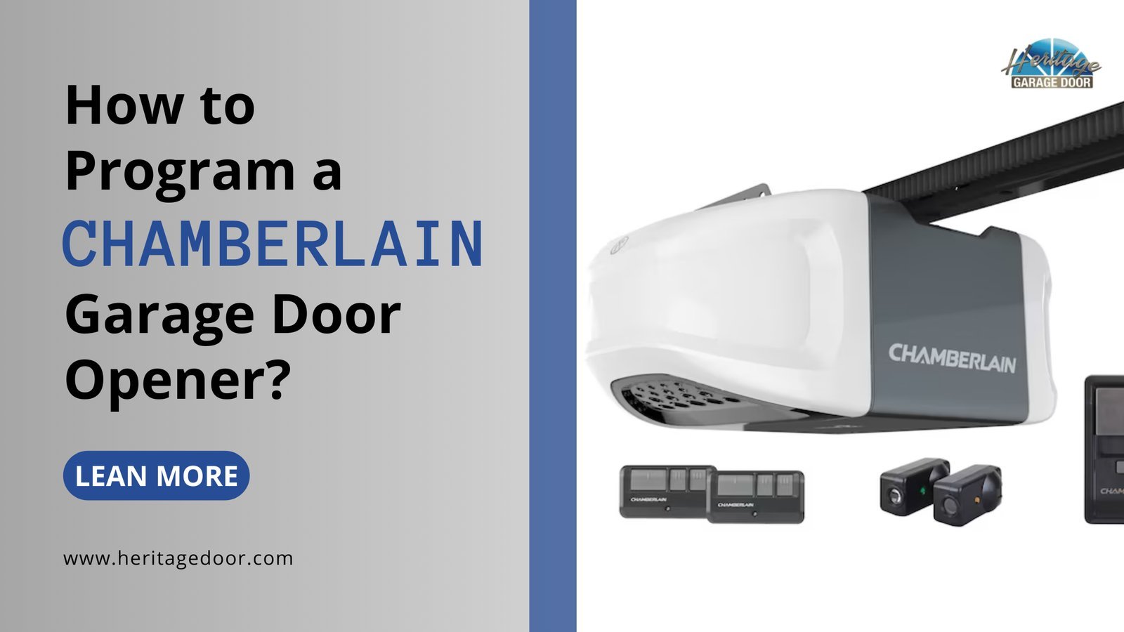 Essential tools and remotes for resetting a Chamberlain garage door opener.