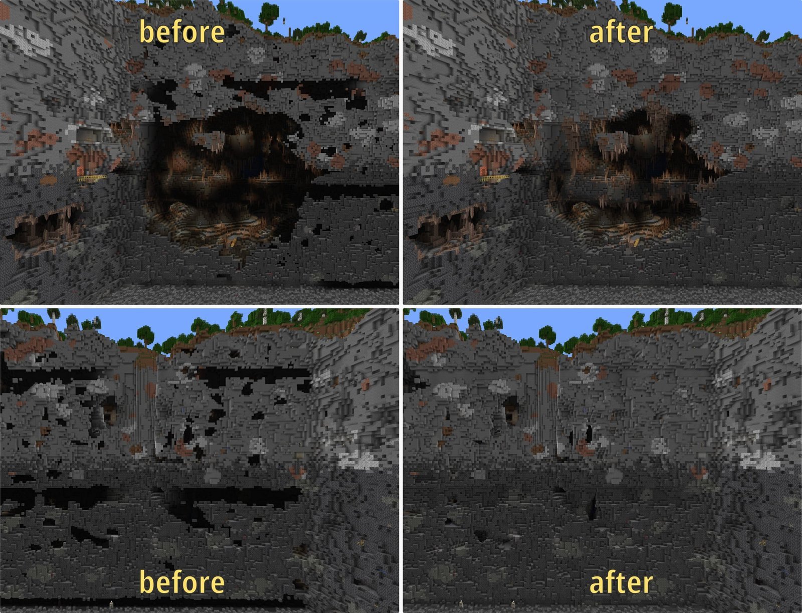 Organizing Minecraft world save files for efficient chunk editing across different game setups.