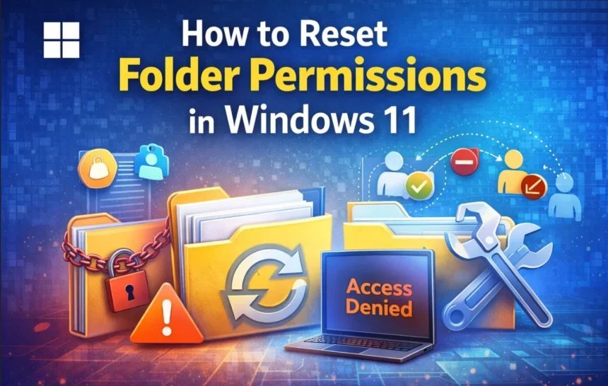 A single digital folder icon viewed on a screen during a security configuration.
