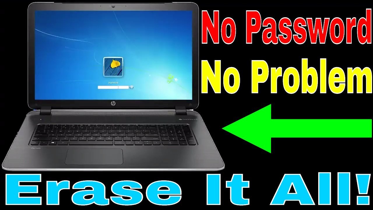 A laptop with an unplugged power cable representing a common reset mistake.