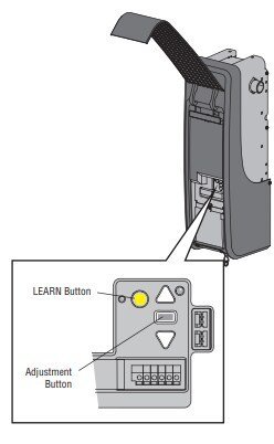 Using a smartphone app to configure a smart garage door controller.