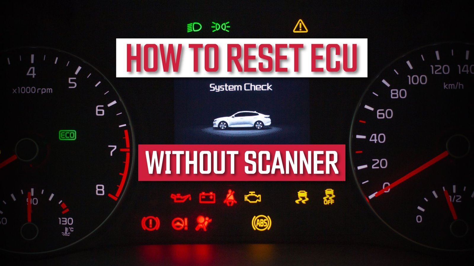 Hands using a wrench to disconnect the negative battery terminal for a reset.