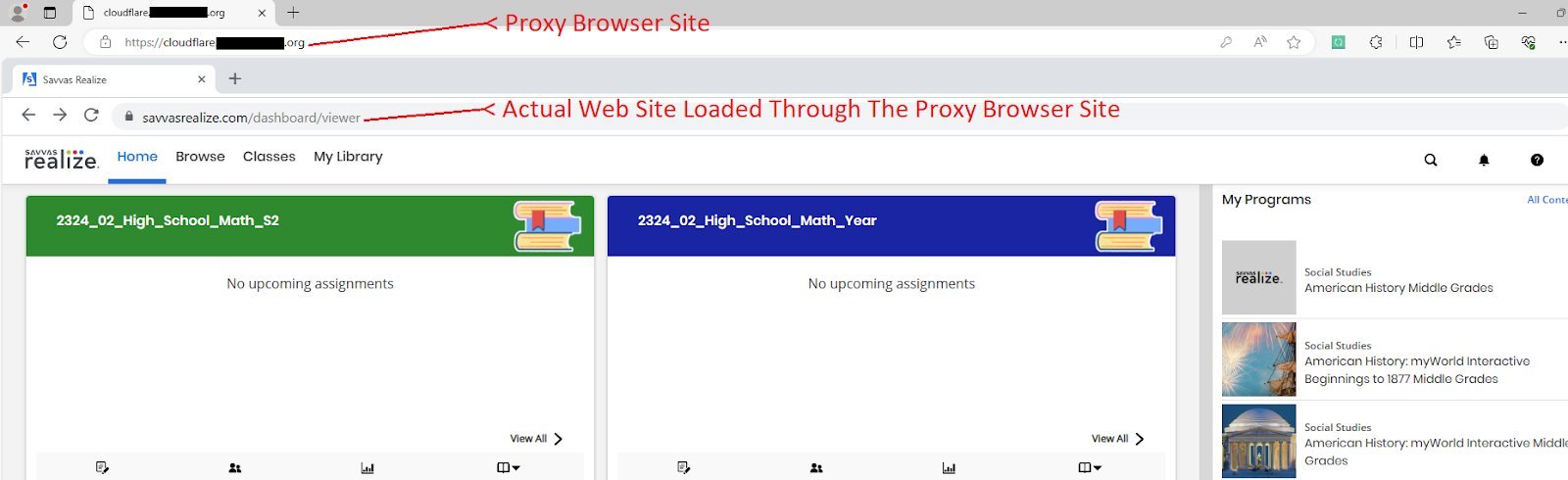 The assignment status on a digital portal showing the progress circle after a reset.