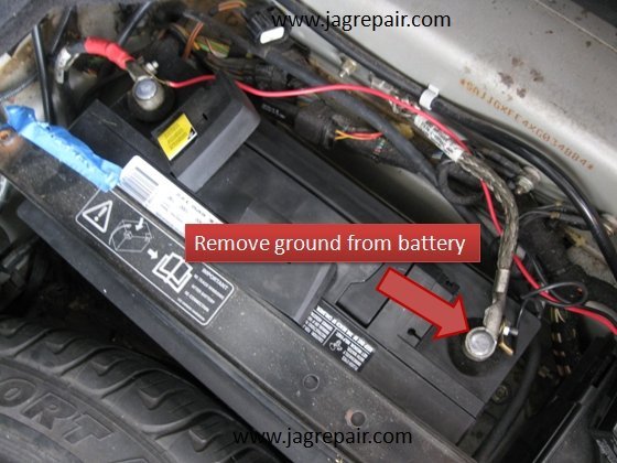The car dashboard clock reset to 12:00 after a battery disconnect.