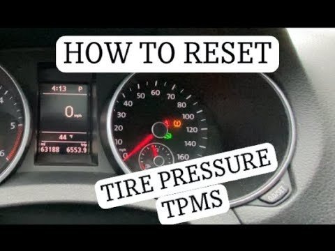 The clear instrument cluster of a car after a successful TPMS reset procedure.