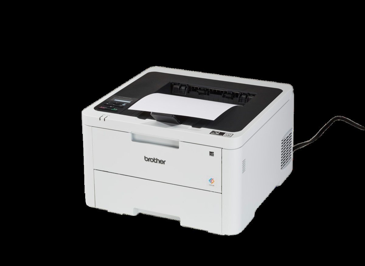 A frozen printer screen indicating a hardware error that requires professional repair.