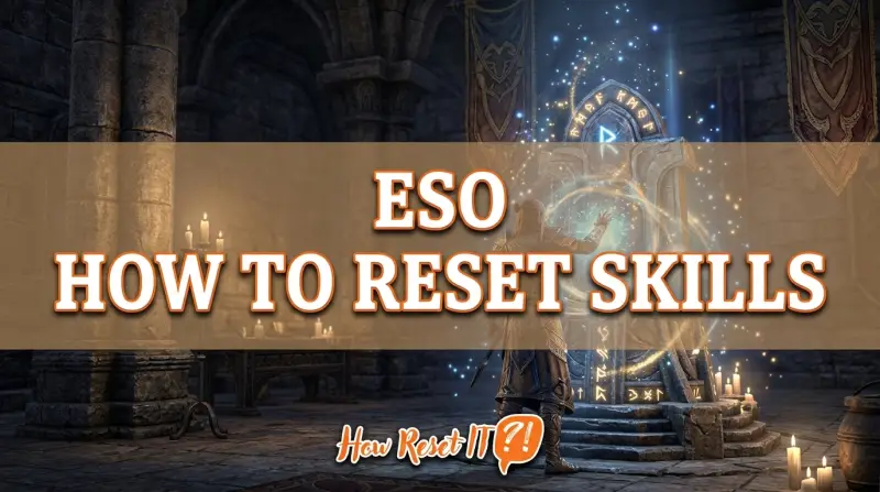 Eso How to Reset Skills