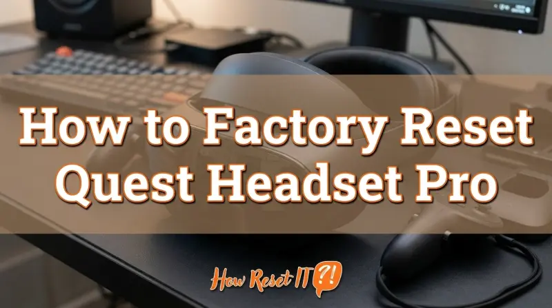 How to Factory Reset Quest Headset Pro