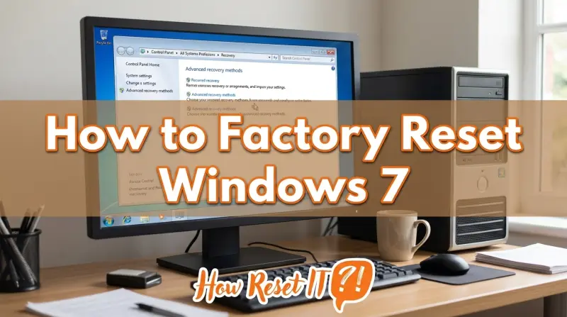 How to Factory Reset Windows 7