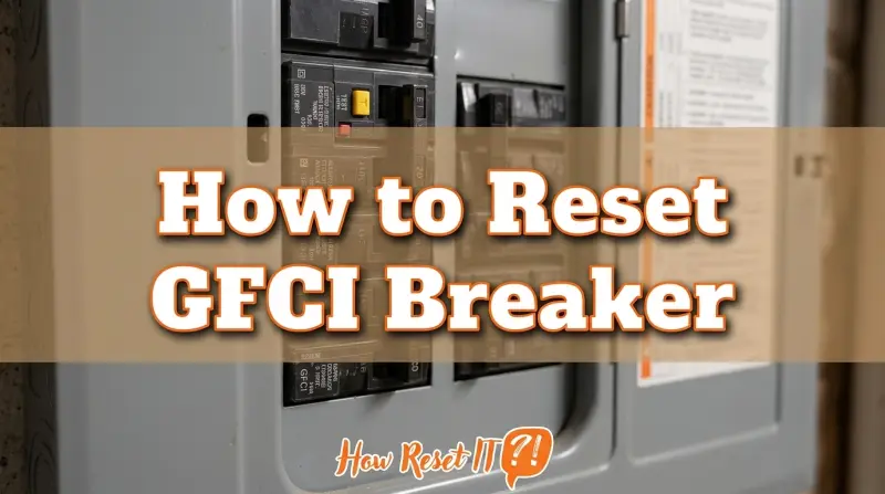 How to Reset Gfci Breaker